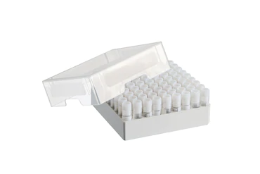 艾本德儲存盒 9 × 9, 可放置 81  個螺旋蓋（凍存）管， 1  –  2  mL，3  件，高 53  mm，2  英寸，聚丙烯材料，可耐受最低 -86  °C，可高溫高壓滅菌，帶蓋子并具有數