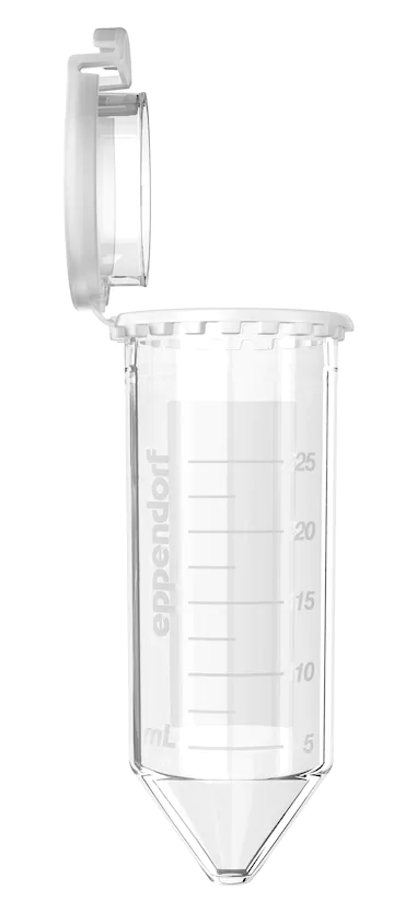艾本德Eppendorf Conical Tubes 25 mL 帶鎖扣蓋 SnapTec?, 25 mL, 無菌、無熱原, 無RNase和DNase, 無DNA, 無色, 150 個 (6 包 × 